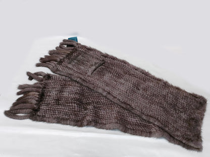 Saga Mink Blue Iris Gilet ML3103 Scarf