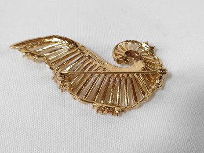 NINA RICCI Rhinestone Brooch Brooch