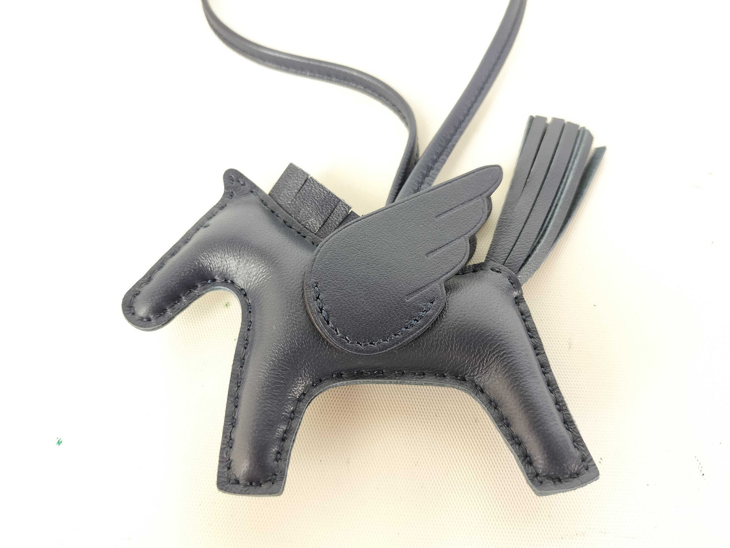 HERMES HERMES Pegasus Charm W Engraved Black Other Accessories
