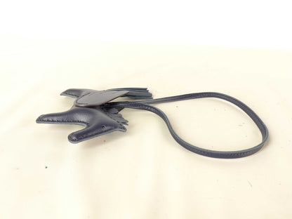 HERMES HERMES Pegasus Charm W Engraved Black Other Accessories