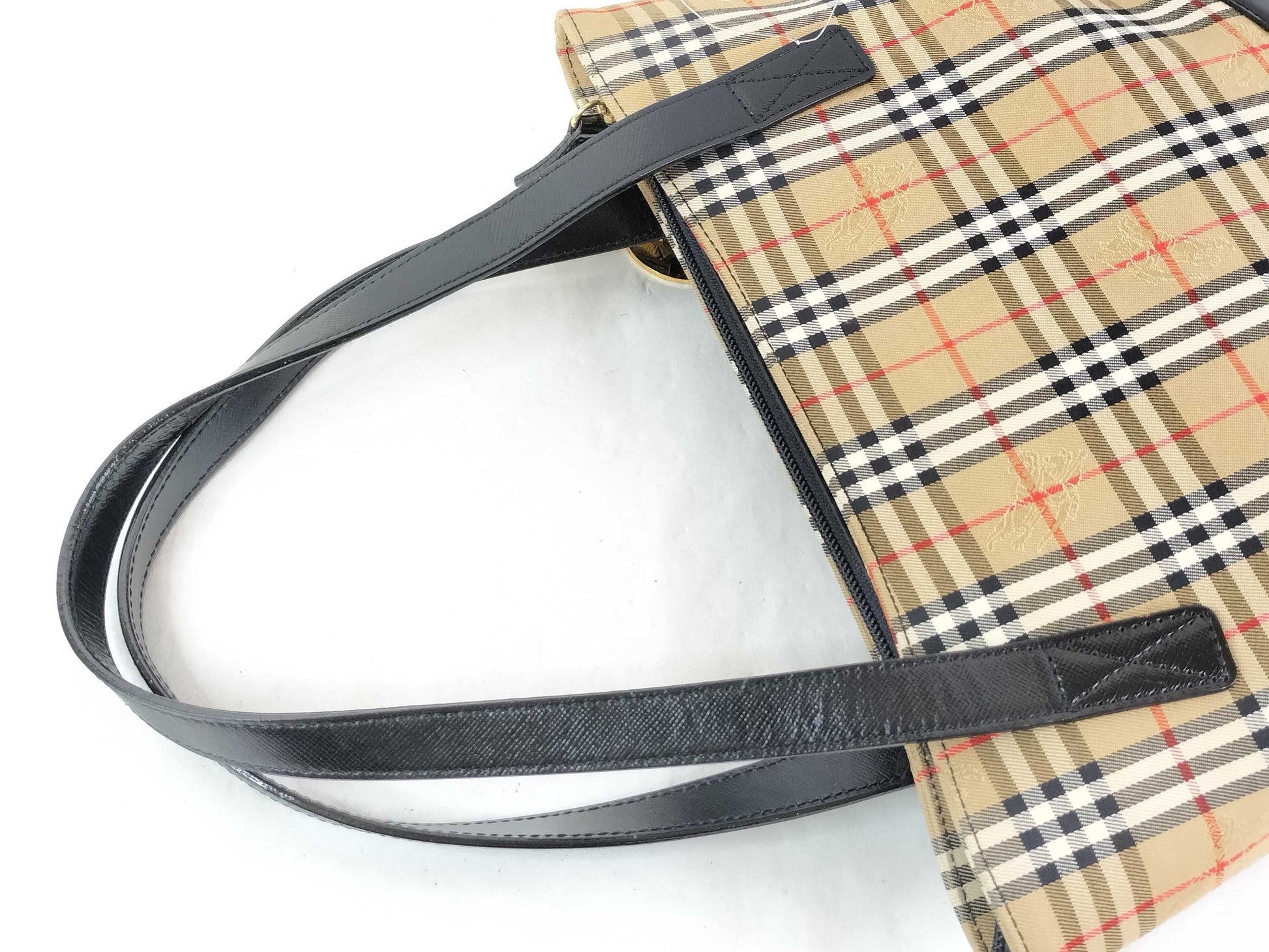 BURBERRY Nova Check Beige Tote Bag
