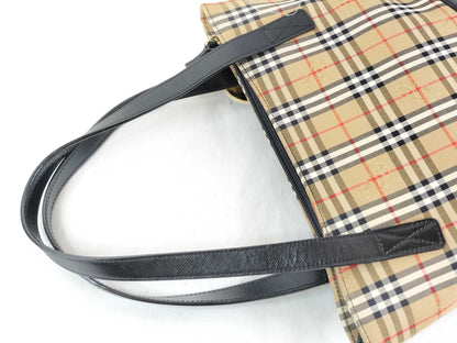 BURBERRY Nova Check Beige Tote Bag