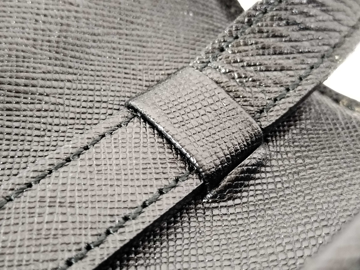 Yves Saint Laurent Black Leather Shoulder Bag YSL Shoulder Bag