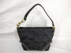 COACH Signature Coach Handbag 40347 Canvas Black Handbag
