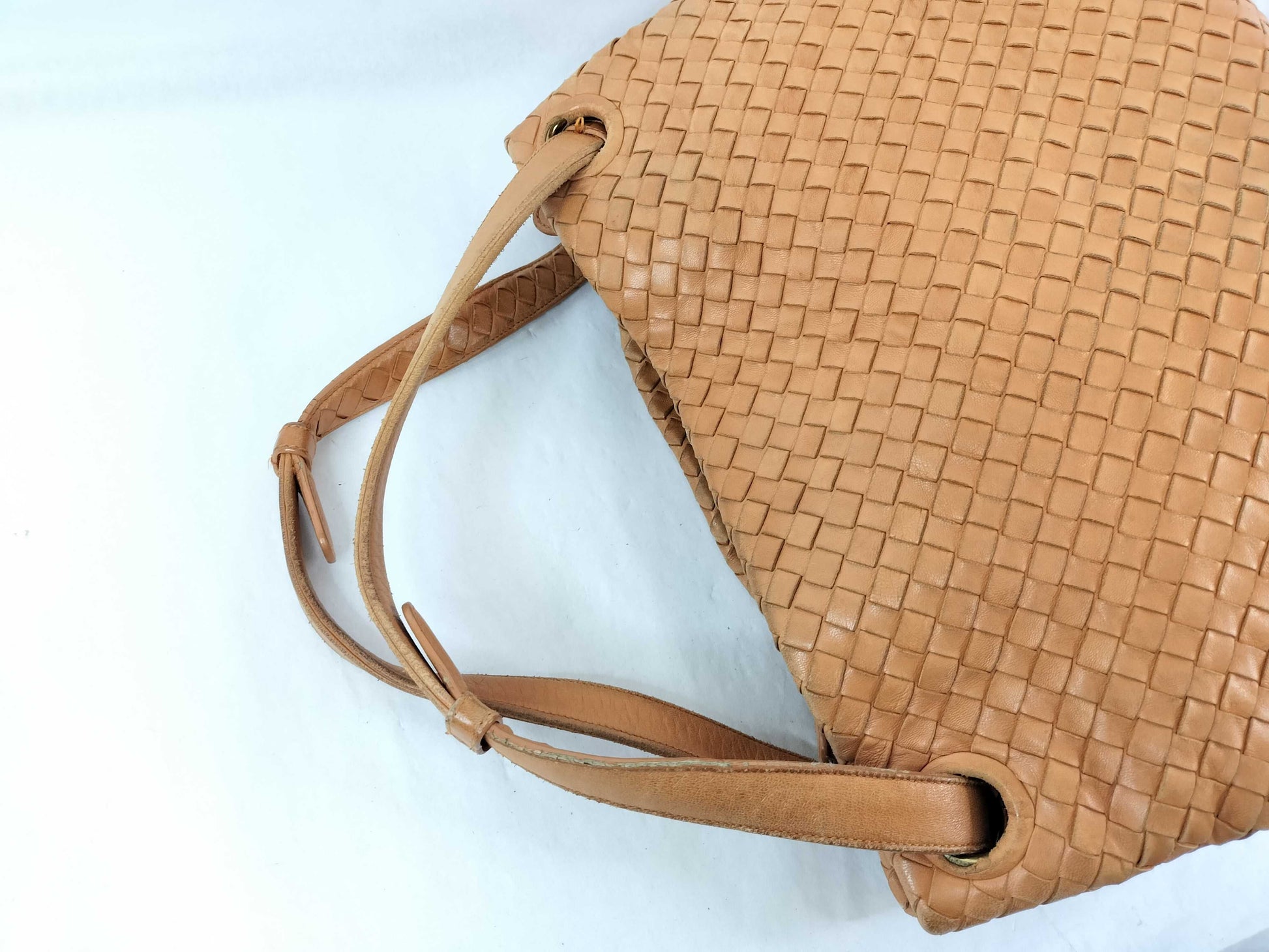 BOTTEGA VENETA Intrecciato Bottega Handbag Intrecciato Leather Orange Tote Bag