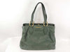 Miu Miu handbag leather green tote bag