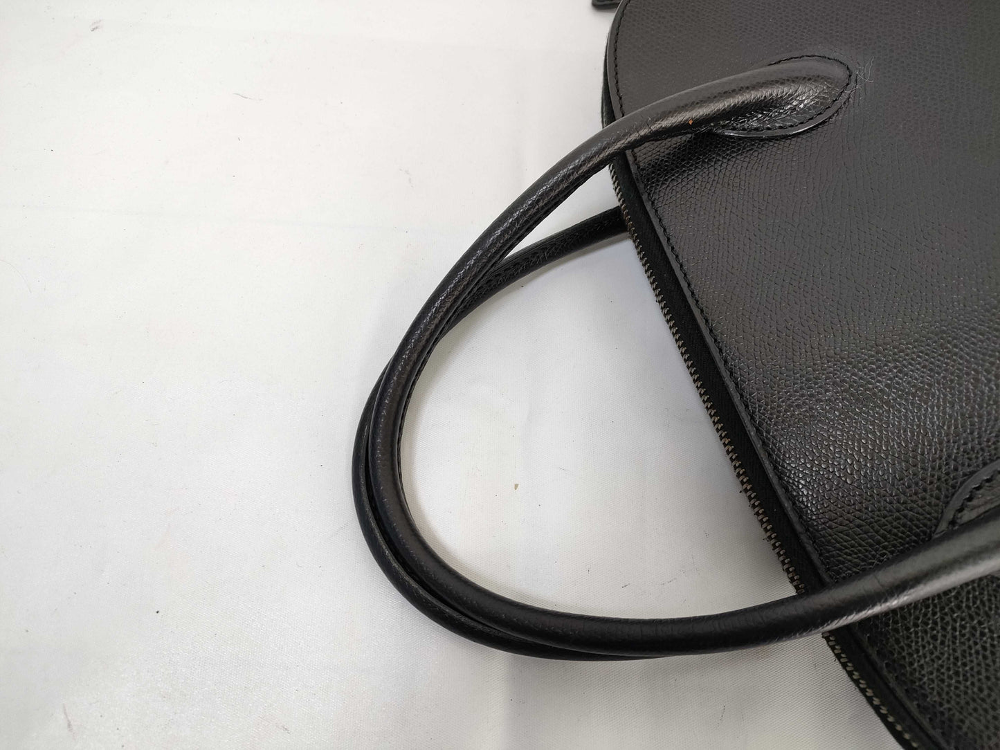 CELINE Dome-Shaped Leather Black Handbag