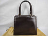FENDI Fendi handbag, clasp closure, leather, brown