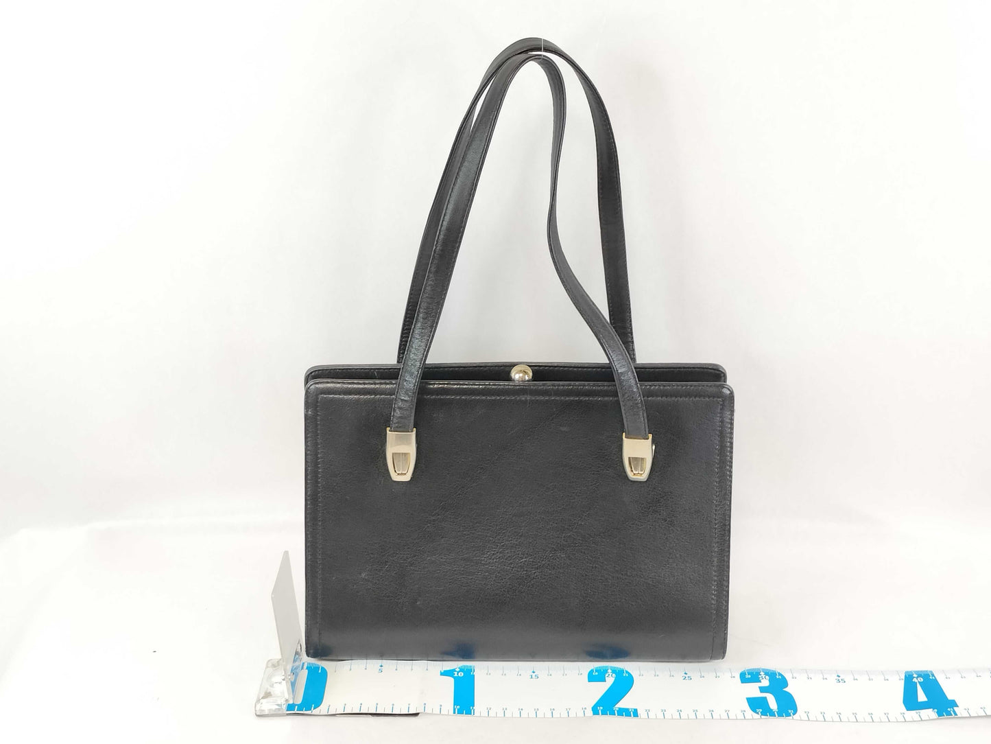 GIVENCHY Formal Handbag Leather Black Shoulder Bag