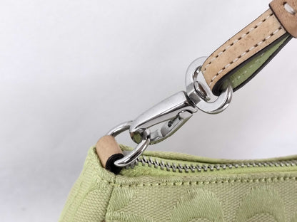 COACH Signature Coach Handbag 6094 Signature Green Handbag