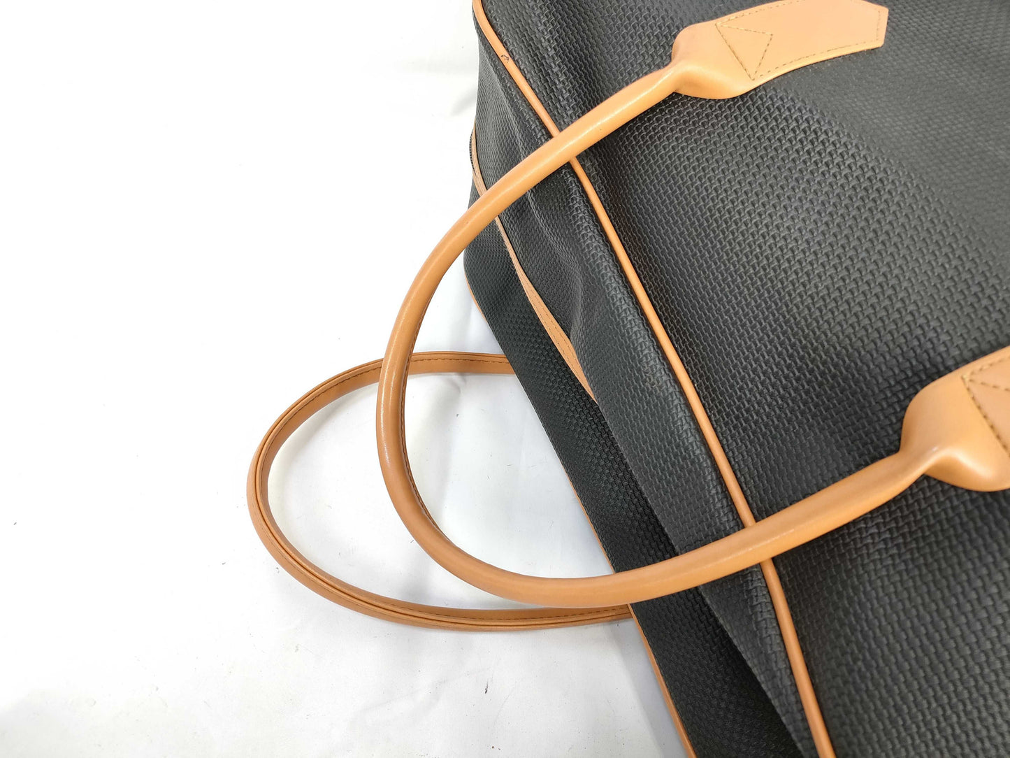 Yves Saint Laurent Boston Bag, PVC, Navy