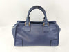 LOEWE Amazona 28 Handbag Leather Navy