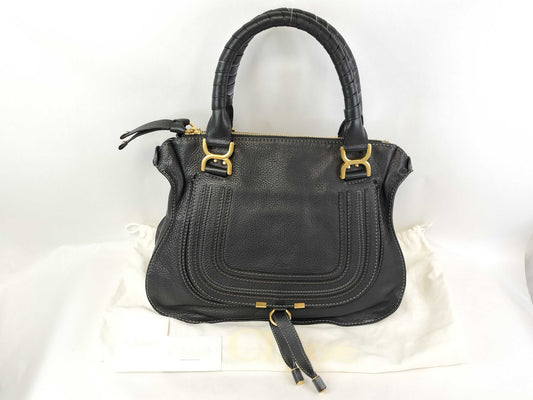 Chloe Marcie Handbag Black Handbag