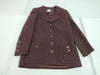 CHANEL 95A Coco Button Wool Jacket P05289V03075 Purple Size 40