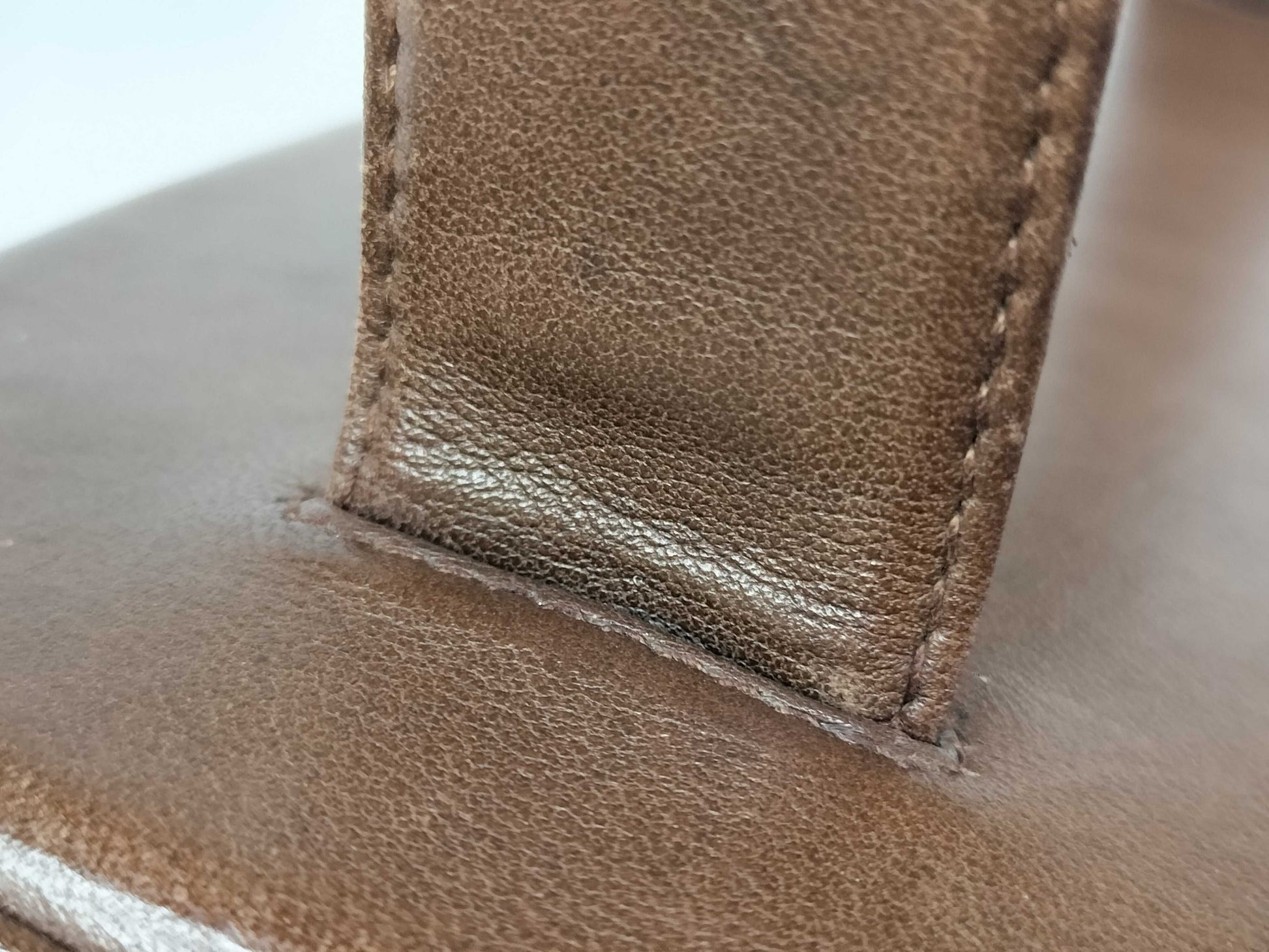 CHANEL Coco Mark Turn Lock Basket Handbag Brown