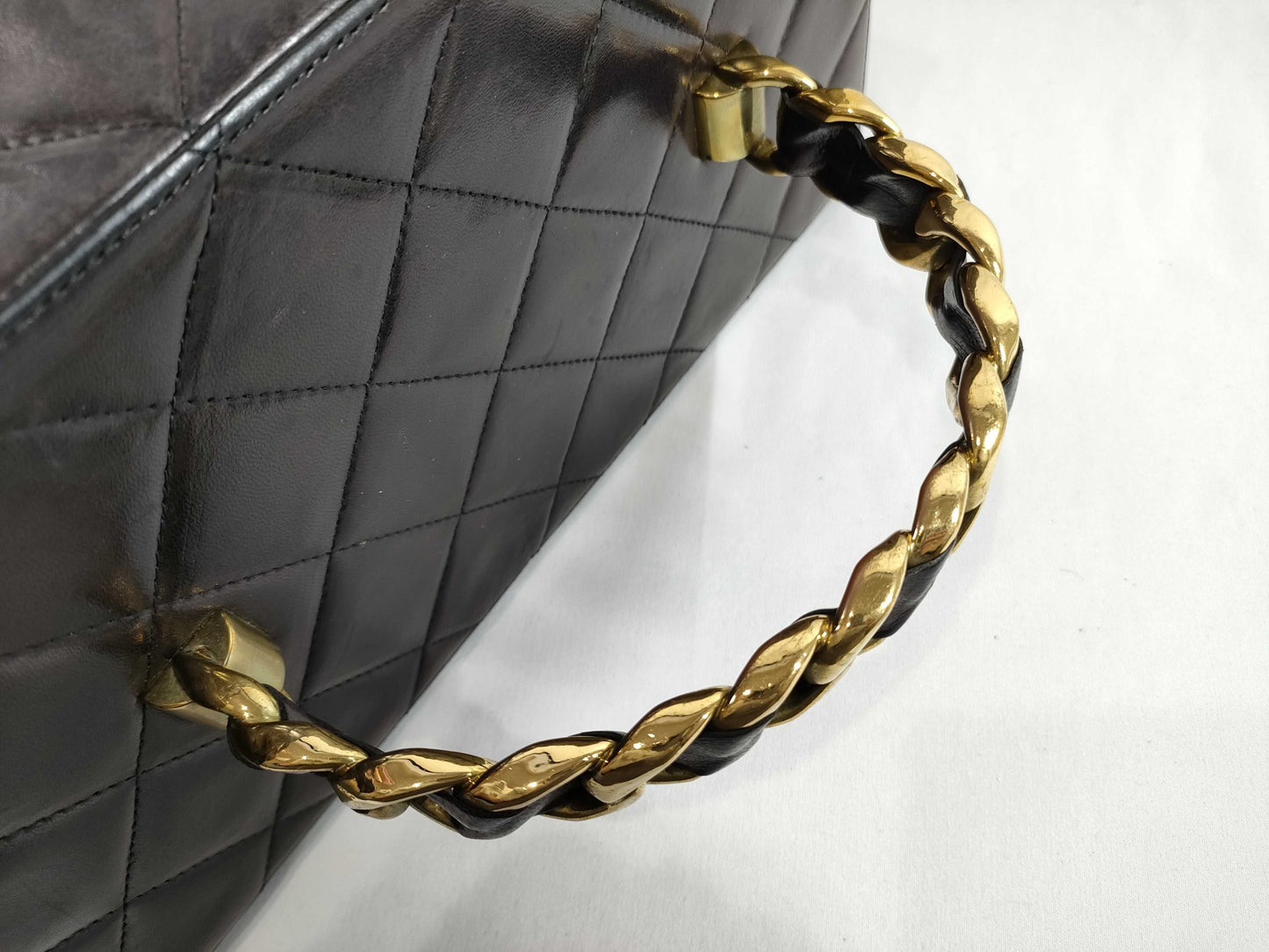 CHANEL Vanity Lamb Black GP Vanity Bag