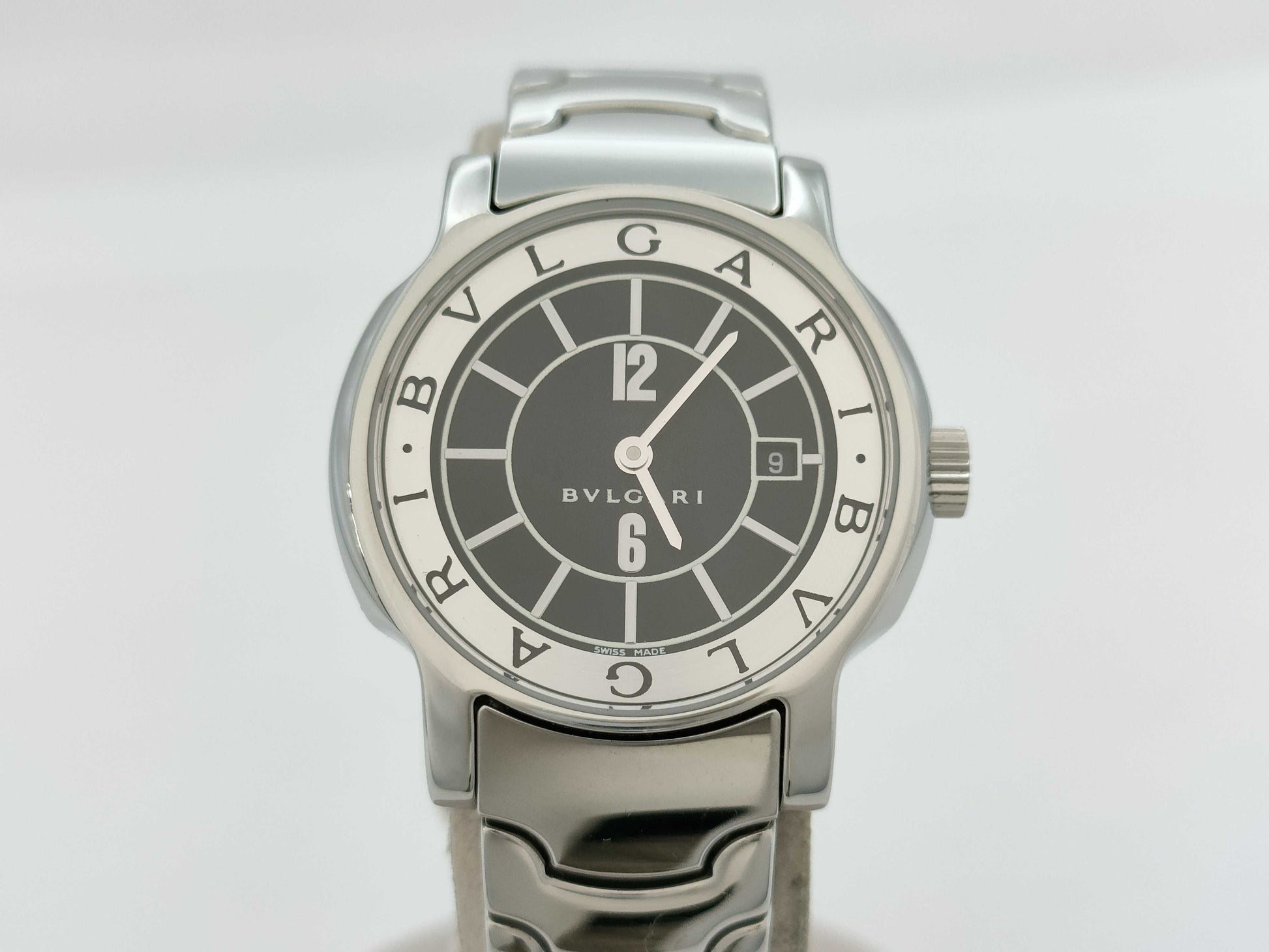 BVLGARI Solotempo ST29S D63266 Quartz Black Dial Women's Watch