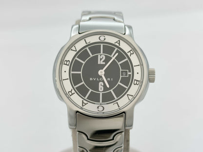 BVLGARI Solotempo ST29S D63266 Quartz Black Dial Women's Watch