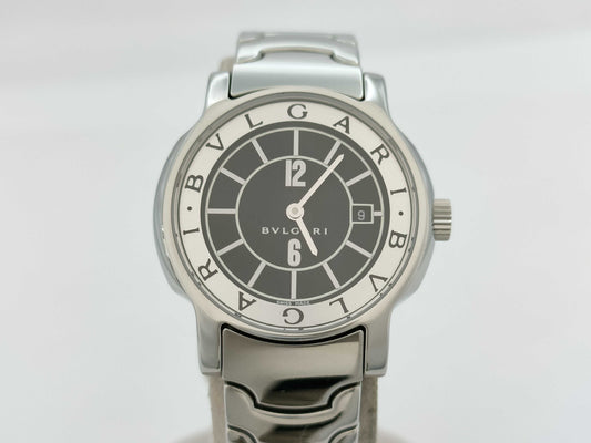 BVLGARI Solotempo ST29S D63266 Quartz Black Dial Women's Watch