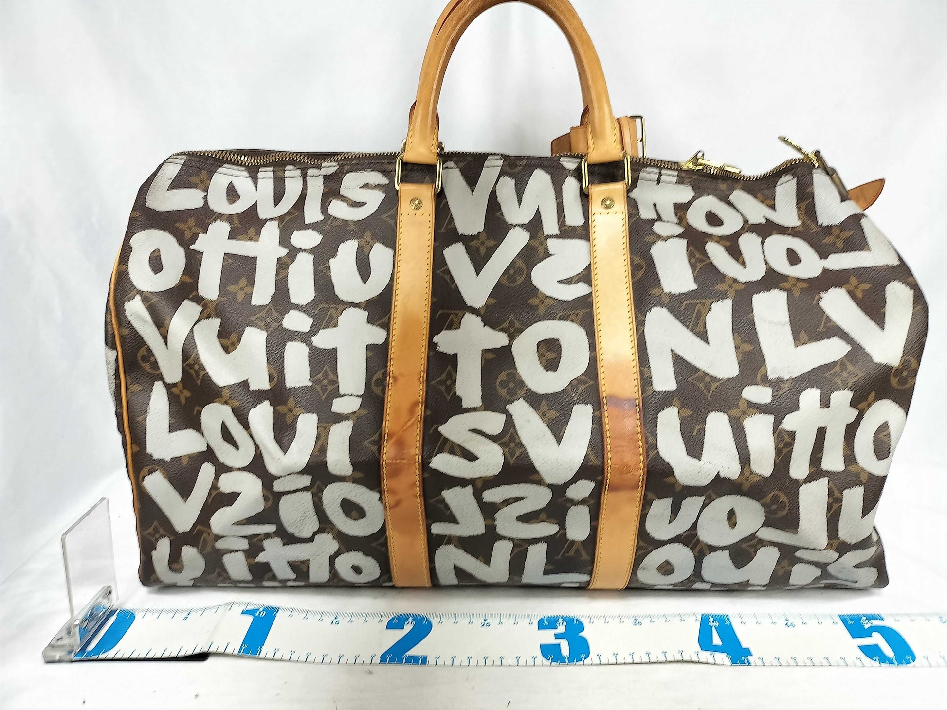 LOUIS VUITTON Monogram Keepall 55 M41424 MI1901 Brown Boston Bag