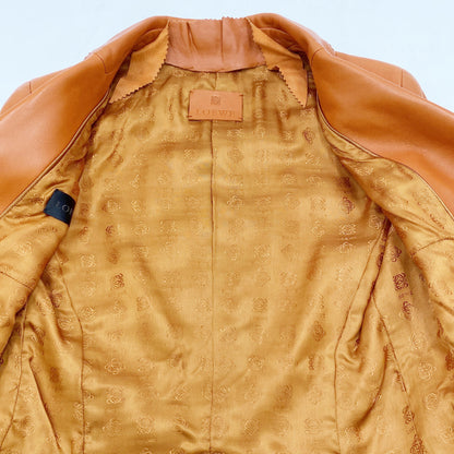 LOEWE LOEWE Set-up Leather Orange Size 34 Other Apparel