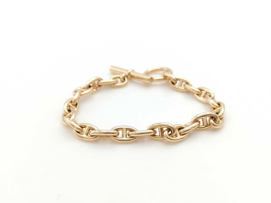 HERMES Chaine d'Ancre TPM 22-link PG Au750 20.3g Bracelet/Bangle 