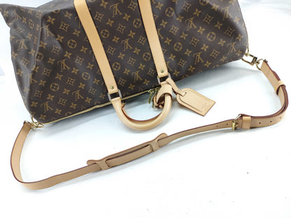 LOUIS VUITTON Monogram LV Monogram Keepall 55 Bandouliere Boston Bag MB0020