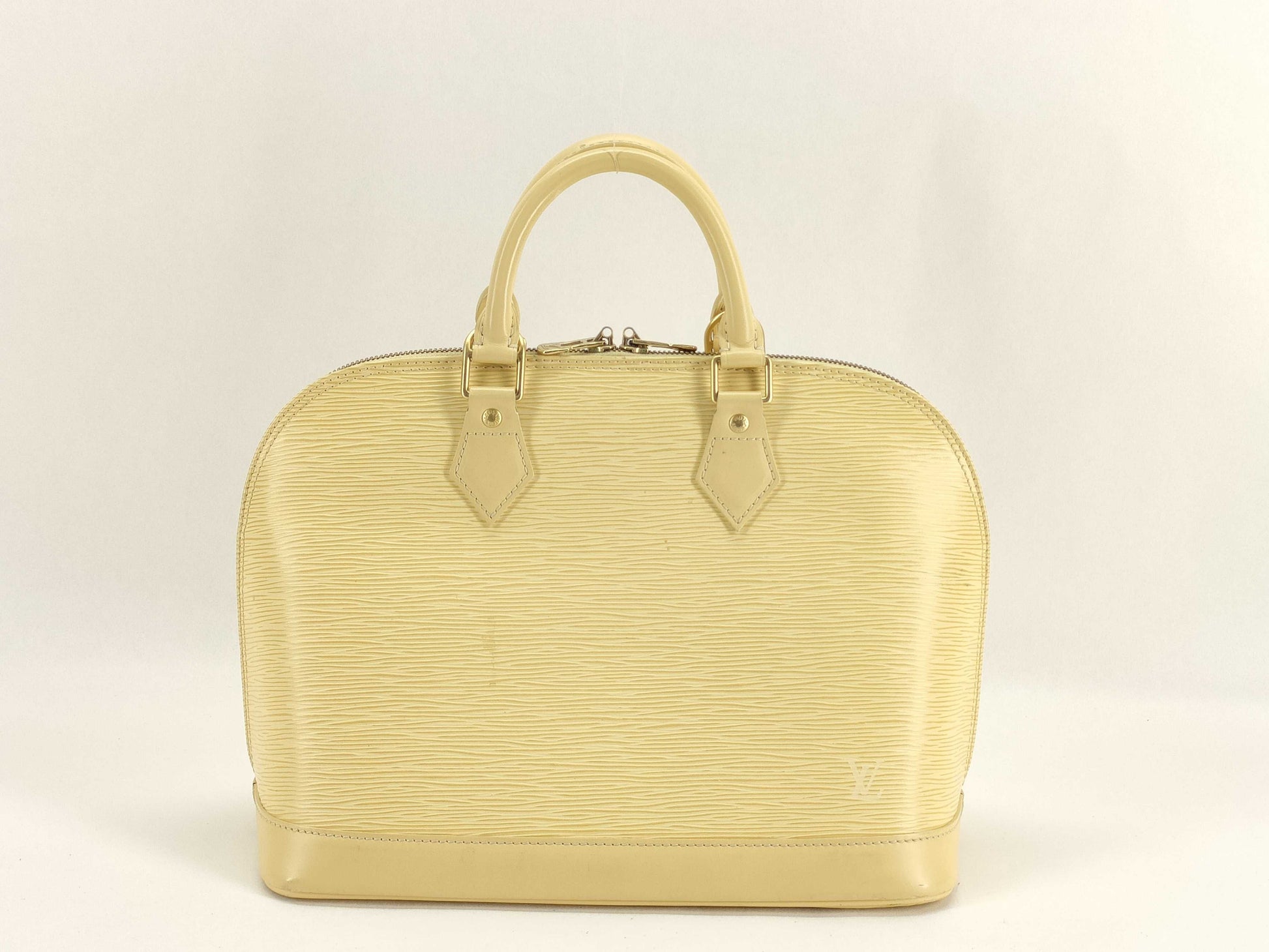 LOUIS VUITTON Epi Alma Handbag in Light Yellow 