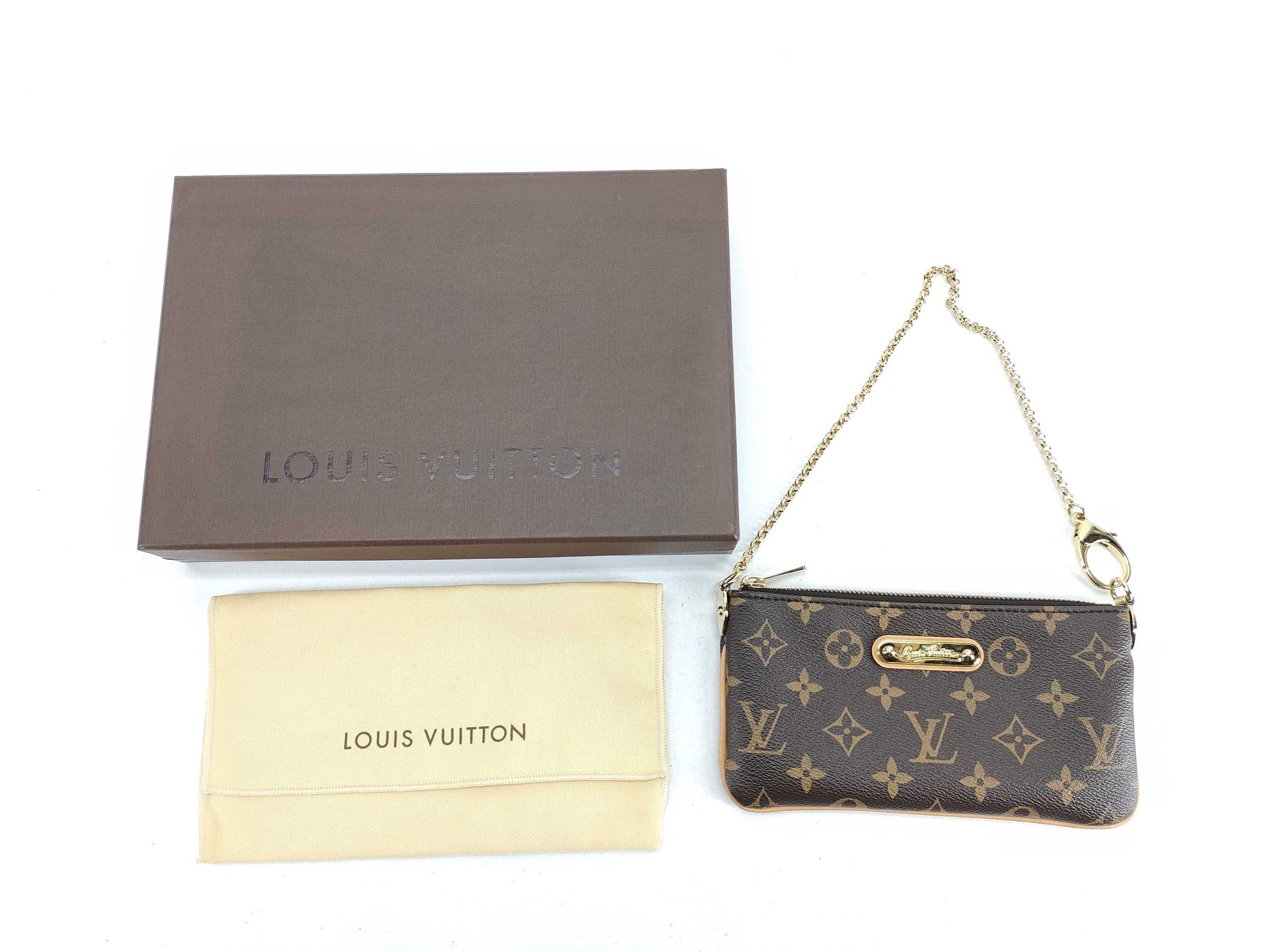 LOUIS VUITTON Monogram LV Monogram Pochette Mira MM VI2078 Pouch