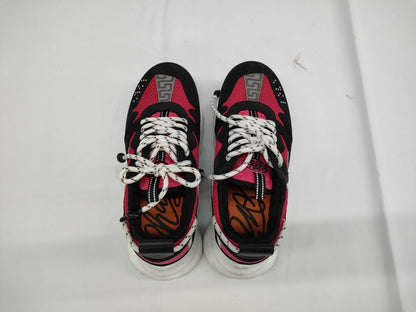 VERSACE Platform Sneakers Red/White/Black Size 43 Sneakers