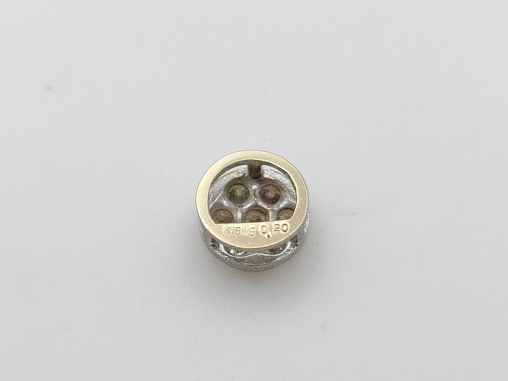 D0.20ct K18WG 0.5g Pendant Top 