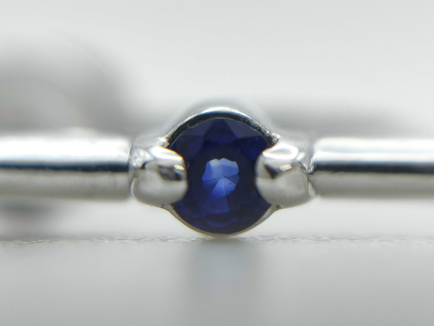 Colored Stone and Transparent Stone K14WG 1.5g Earrings 