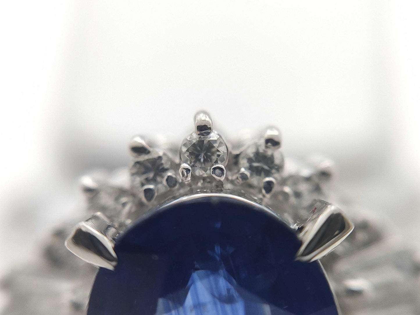 S2.79ct D0.44ct PT900 8.6g Ring 