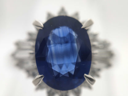 S2.79ct D0.44ct PT900 8.6g Ring 