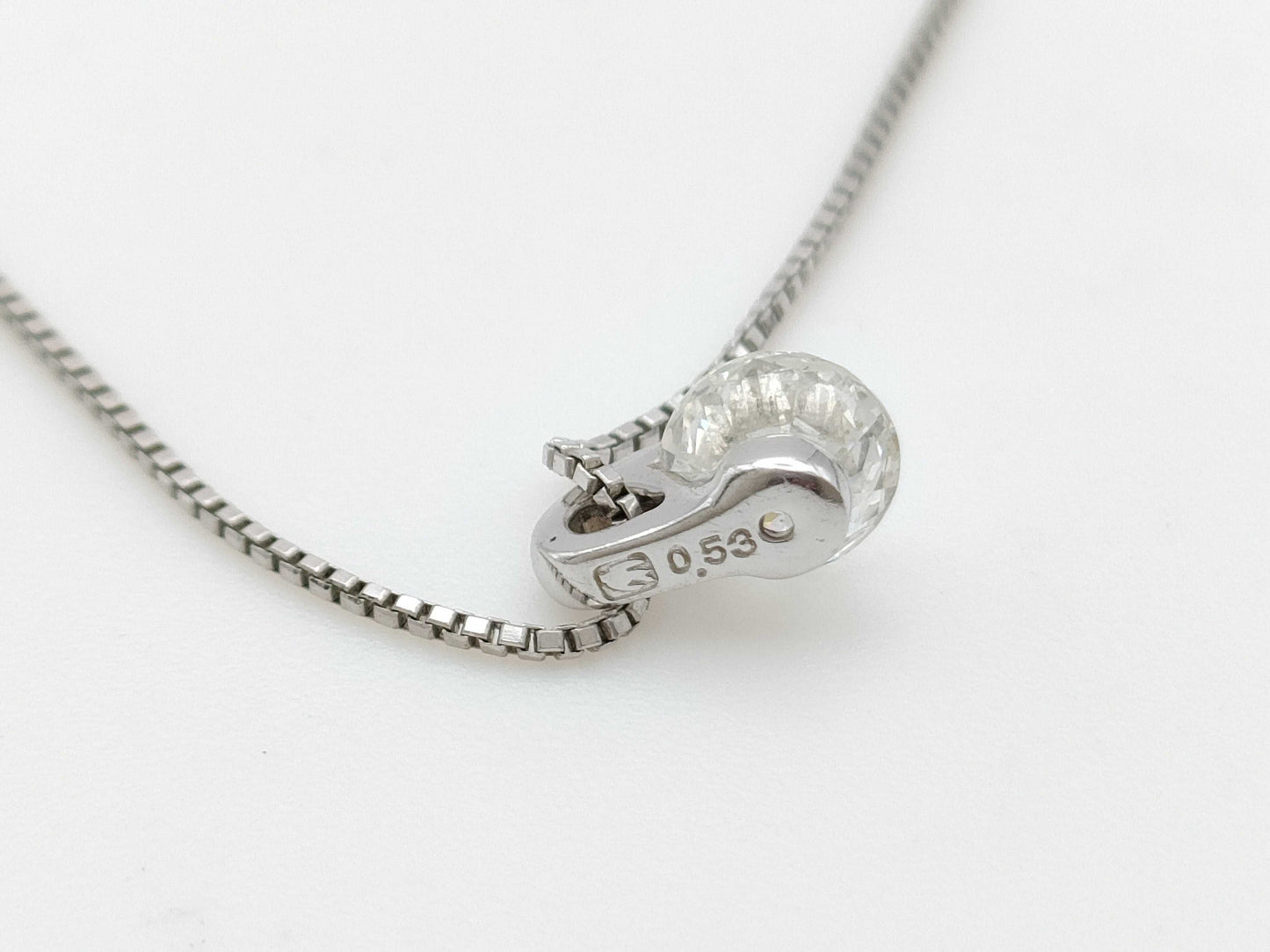 SEIKO D0.53ct PT900/850 2.7g Necklace 