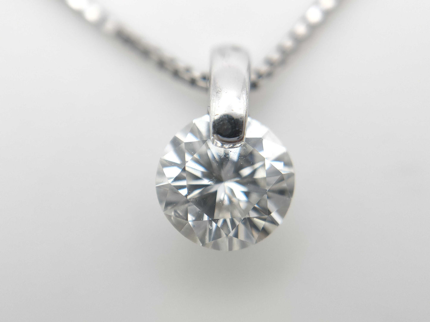 SEIKO D0.53ct PT900/850 2.7g Necklace 