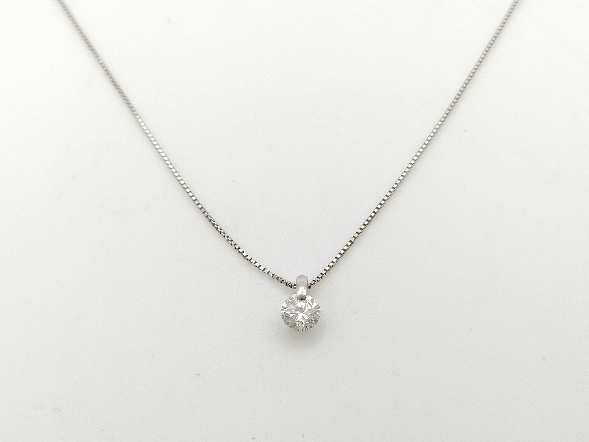 SEIKO D0.53ct PT900/850 2.7g Necklace 