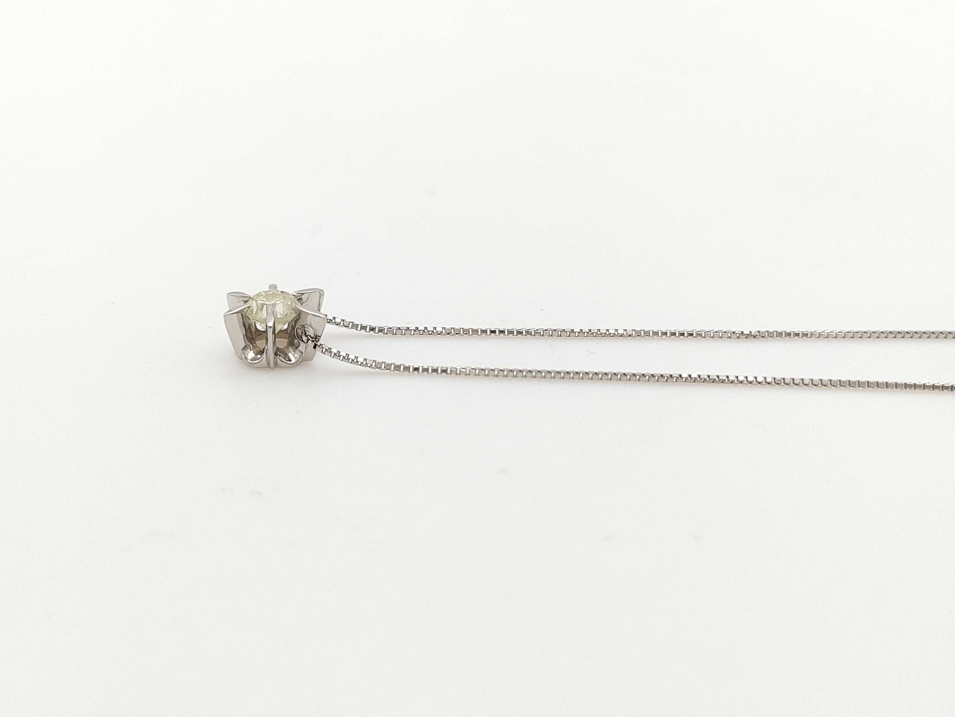 D0.58ct PT900/850 3.5g Necklace 