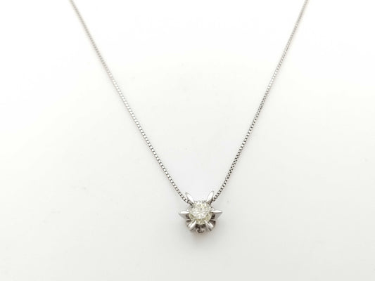 D0.58ct PT900/850 3.5g Necklace 