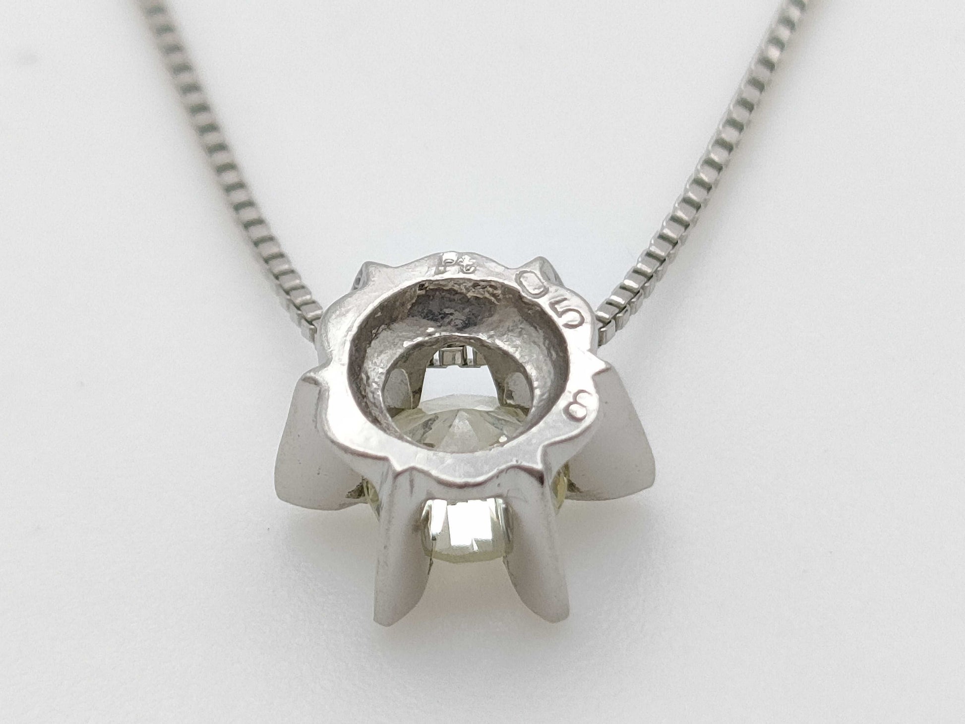 D0.58ct PT900/850 3.5g Necklace 