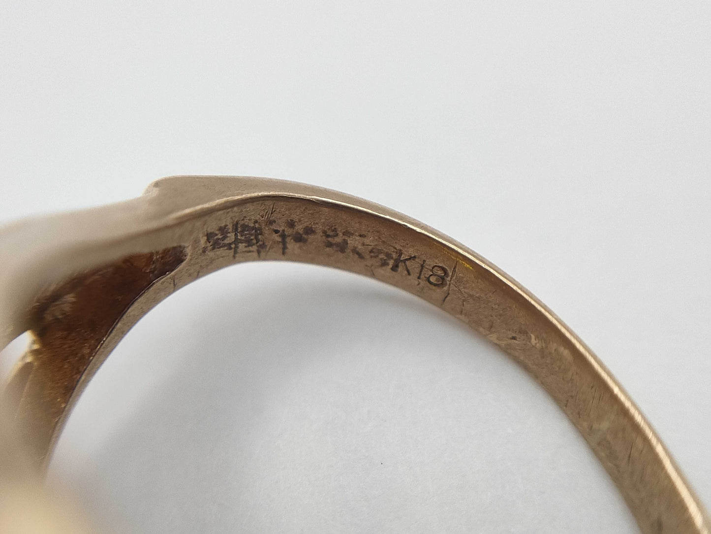 Colored Stone K18 6.9g Ring 