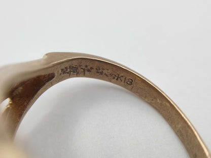 Colored Stone K18 6.9g Ring 