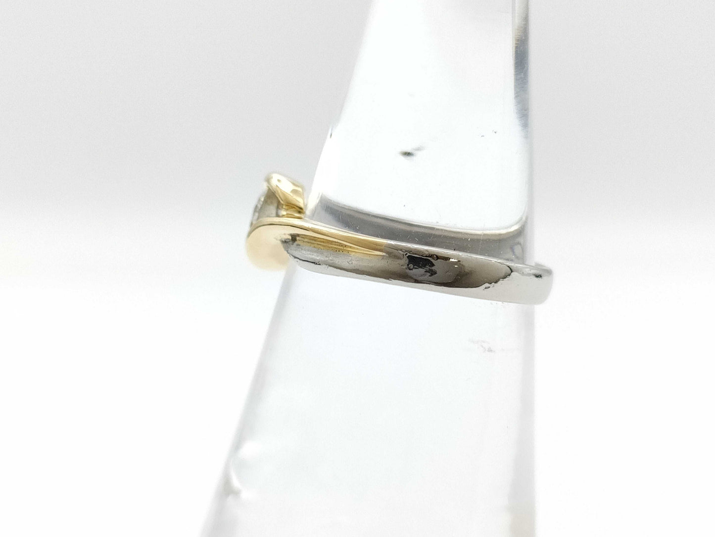 D0.29ct PT900/K18 3.2g Ring 