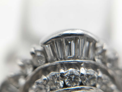 S2.88ct D1.02ct PT900 11.0g Ring 