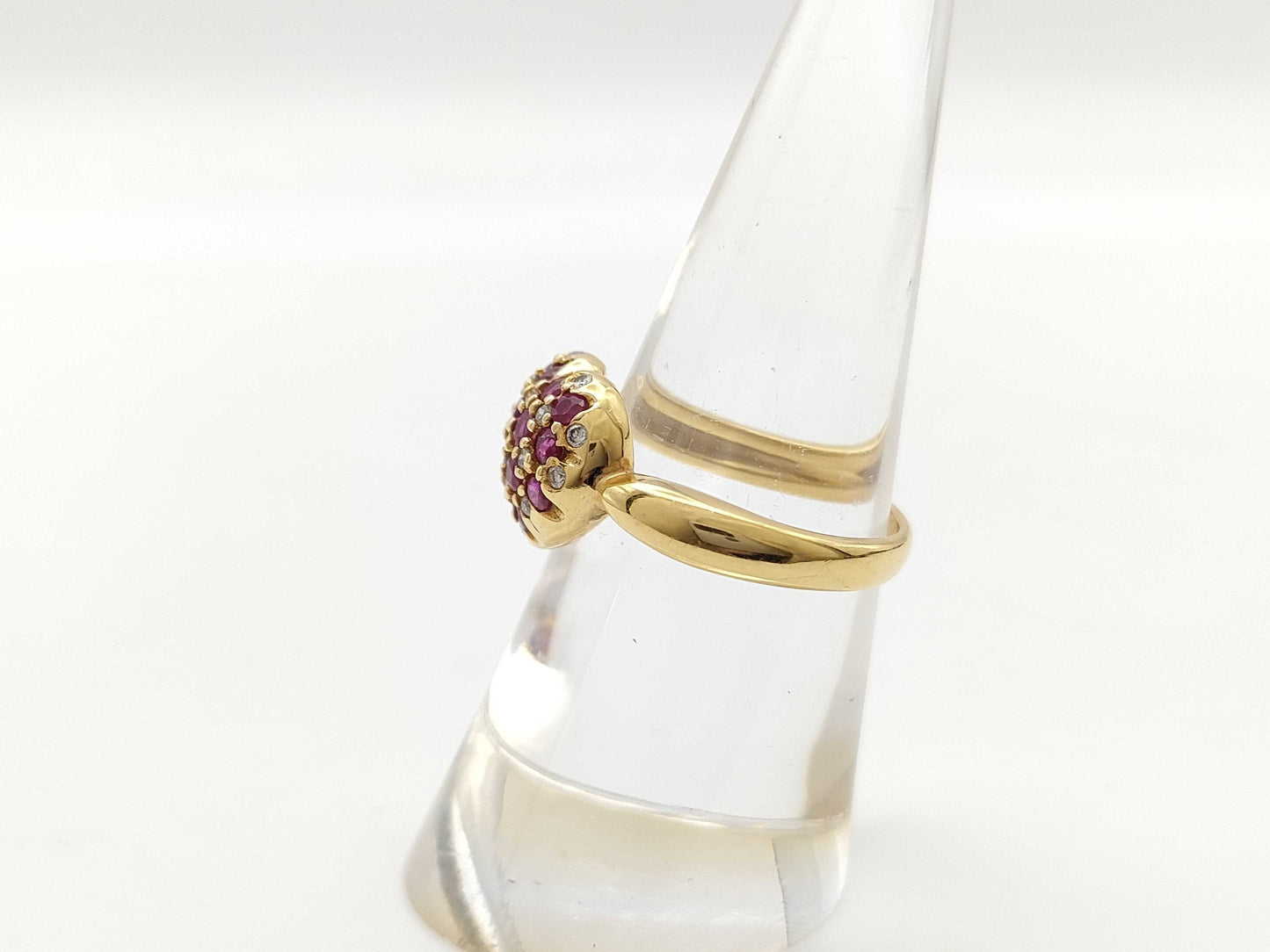 R0.81ct D0.12ct K18 4.2g Ring 