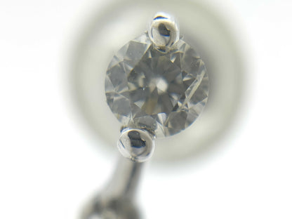 D0.26/026ct K18WG 1.4g Earrings 