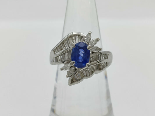 S1.69ct D1.10ct PT900 10.5g Ring 