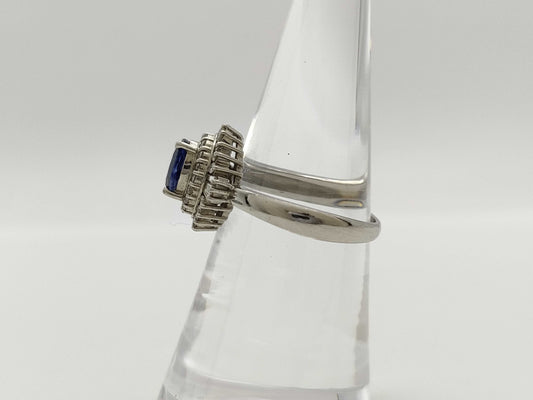 S1.13ct D0.40ct PT900 5.7g Ring 