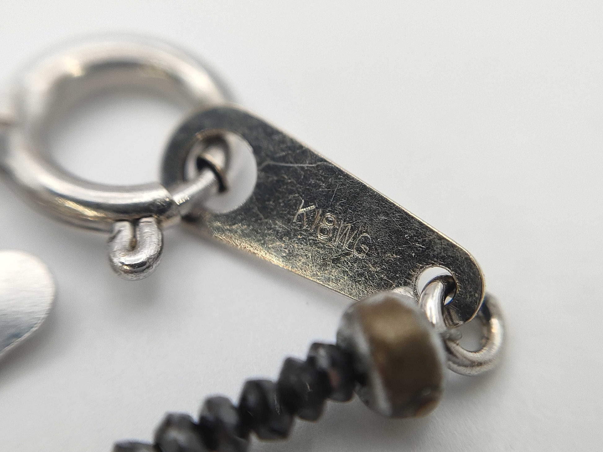 BLKD 20.00ct K18WG 5.2g Necklace 