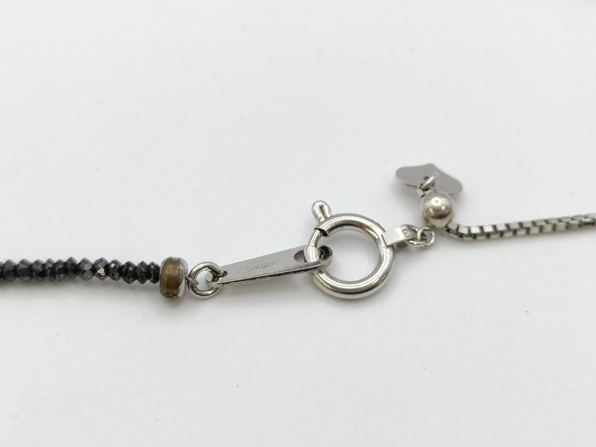 BLKD 20.00ct K18WG 5.2g Necklace 